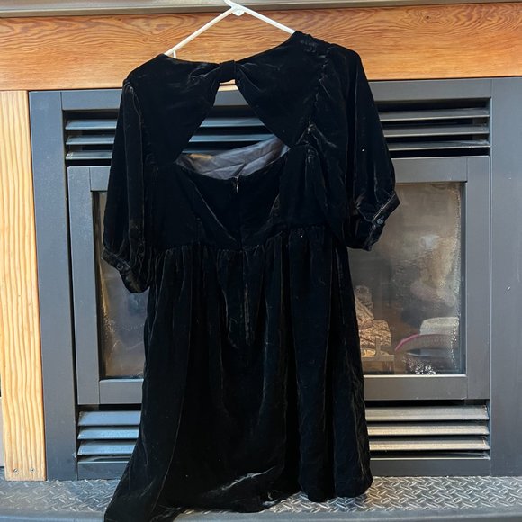 Mod cloth velvet mini dress - Picture 2 of 4